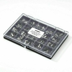 80PCS Bandas dentales ortodoncia para el primer molar con tubos bucales MBT 022