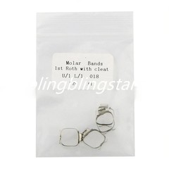 10 Packs Orthodontic Dental 1st Molar Roth Prewelded Bands Buccal Tube 29 to 43+