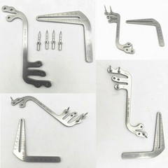 1Kit Tooth Measuring Ruler Tool Dental Implant Guide set Calipers Bone Ridge S+L