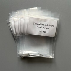 100pcs Dental Orthodontic Crimpable Hooks crimpable Mini Stops 0.5mm/0.8mm