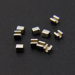 100 Pcs Dental Orthodontic Crimpable Hook Split Stops Open Type Stainless Steel