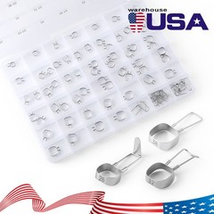 Dental Orthodontic Children Braces Space Maintainer Band Kit with Wires #23 -#42