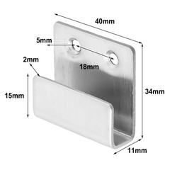 U-shape Corner Brackets Silver Stainless Steel Hanging Hook High Quality