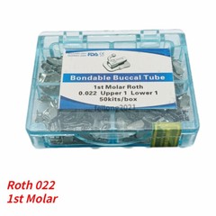 Dental Orthodontic Buccal Tube 1st 2nd Molar Tube Roth MBT 022/018 FDA CE
