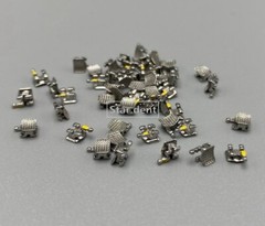 50pcs Dental Orthodontic Brackets metal Braces Mini Roth Slot 022 345 hooks Bulk