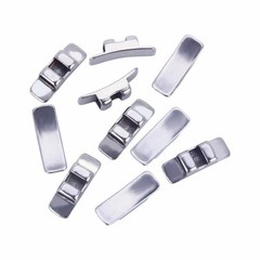 Dental Orthodontic Lingual Sheath Button Left/Right/No Hook Stainless Steel