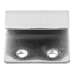 U Shape Corner Brackets made of Silver Stainless Steel Easy to Install and Use
