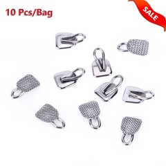 10 Pcs Dental Orthodontic bondable Traction Hook Rectangular Base/ Caplin Hooks