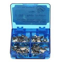 80pc Orthodontic Buccal Tube 1st 2nd Molar Dental Tubos Ortodoncia MBT Roth 022