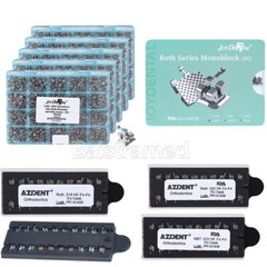 AZDENT Dental Orthodontic Metal Brackets Braces MIM Mini Roth MBT 022 345 Hooks