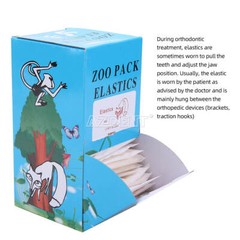 10X AZDENT Dental Orthodontic Bracket Roth MBT 022 /5000Pc Elastics Rubber Bands