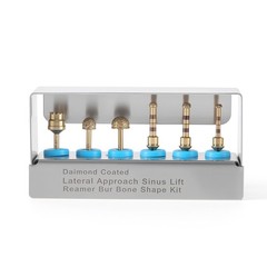 Dental Maxillary Sinus Lift Drills 6Pcs/Kit Lateral Approach Stoppers Elevation