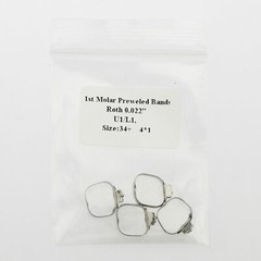 Dental Orthodontic Roth 022 1st Molar Buccal Tube Prewelded Bands 29-43+ Single