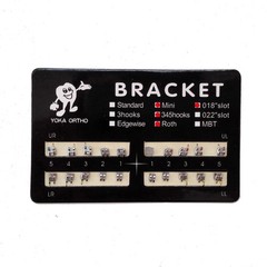 YOKA Dental Ortho Brackets Metal Braces Mini/Standard Roth/MBT 022/018 345Hooks