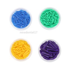 100Pc New Dental Disposable Plastic Wedges Interdental Composite Contoured 4 Siz