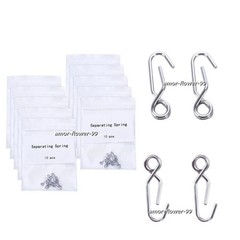 10 Pcs Dental Orthodontic Self-Locking Separating Springs0.5mm Separating Teeth