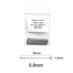 Orthodontic Retainer Dental Ball Clasps .032″ 0.8mm 100 pcs Tooth Hold Position