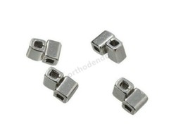 10pcs/bag Dental Orthodontic Lingual Buttons Stop Crimpable Hooks Torque Spring