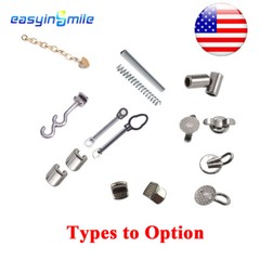 1pack Orthodontic Lingual Button stop bondable Dental metal Crimpable Hooks Mesh