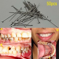 10Pcs Dental Ball Retainer J Clasp Oblique Clasps Bars Y-Type Scheu Style 0.7/8