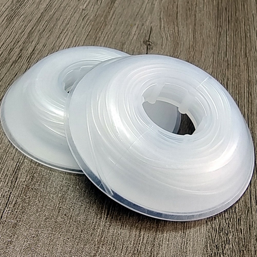 2X Orthodontic Archwire Sleeve Elastic Protective Tube Dental Wire Bracket Clear