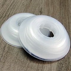 2X Orthodontic Archwire Sleeve Elastic Protective Tube Dental Wire Bracket Clear