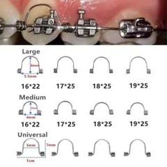 10Pcs/Bag Dental Orthodontic Anterior Univerisal Tooth Torque Rectangular Spring