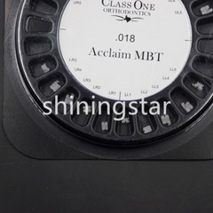 10 Set ClassOne Dental Orthodontic Ceramic Bracket Mesh Base MBT.022 345 Hooks