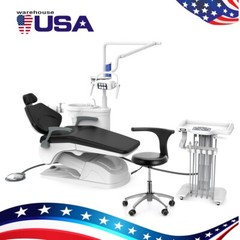 Dental Unit Chair Integral Computer Controlled DC Motor + Ceramic spittoon FDA