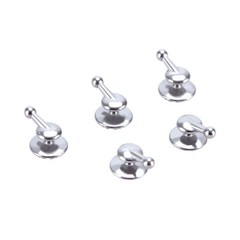 Dental Orthodontic Metal Ceramic Cleat Lingual Button Hinges Traction Hook Turbo