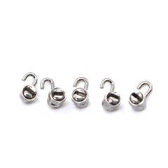 20 Pcs Dental Orthodontic Crimpable Hooks Stops Arch Wire Gurin Lock + Driver