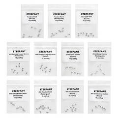 ETERFANT Dental Lingual Buttons Round/Rectangular/Lingual Button Chains Bondable