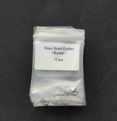20pcs Dental Orthodontic Lingual Buttons Direct Bond Eyelets Round Base Brackets