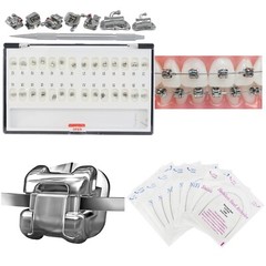 Dental DAMON Q Orthodontic Brackets Self-ligating Roth MBT 022 Ormco Copper Niti
