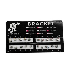 YOKA Dental Ortho Metal Brackets Braces Mini/Standard Roth/MBT 022/018 3/345 H