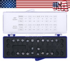 AZDENT Dental Orthodontic Ceramic Brackets Braces MBT/ Roth.022 Hooks 3 4 5
