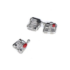 1-100pack Dental orthodontic mental bracket brace standard roth slot 022 345hook