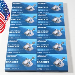 Dental Orthodontic Self Ligating Brackets Braces Roth .022 345 HK+Buccal Tube