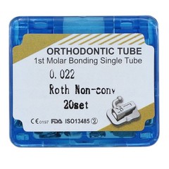 Dental Orthodontic Buccal Tube 1st 2nd Molar Tubes Roth MBT 0.022 Mesh Conv Mono