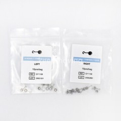 Dental Crimpable Hook Bond Bondable Adhesive Mesh Base Elastics Traction Hook