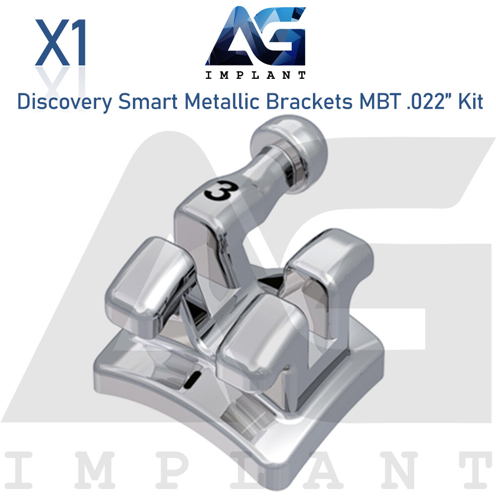 Discovery Smart Metallic Brackets MBT .022″ Slot Kit Braces Orthodontic Dental