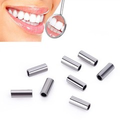 10 Pcs/Pack Dental Orthodontic Bondable Crimpable Mini Stops 0.5/0.8mm For Arch