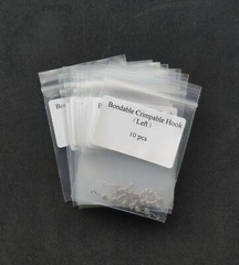 10Pcs Dental Orthodontic Bondable Crimpable Hooks Surgical Long Hook Left