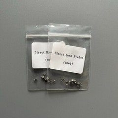 10Bag Dental Orthodontic Lingual Buttons Direct Bond Eyelets Round Base Brackets
