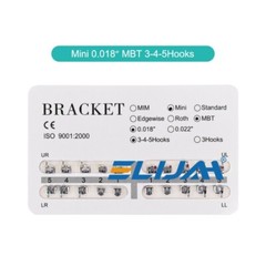 Dental Orthodontic Brackets Braces Standard/Mini MBT/Roth 018/022 Hooks 3-4-5