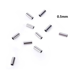 Dental Orthodontic Crimpable Hook Stop Tube Mini Stops Bracket Stopper 0.5/0.8mm