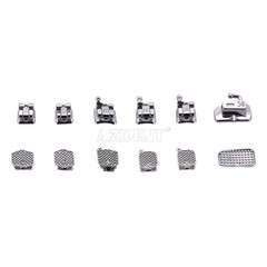 Brackets de autoligado de ortodoncia Dental & tubos bucales MBT 022 ganchos 345