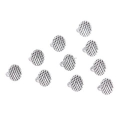 10Pcs/Pack Dental Lab Ortho Lingual Button Bondable Round Direct Eyelet Traction