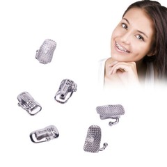 AZDENT Dental Orthodontic Buccal Tube Roth.022 Non-Convertible Bonding 1st Molar