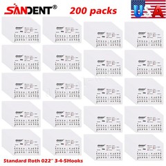 1 Pack Dental Orthodontics Elastic 1040 Pcs Ligature Ties For Choose 44 Colors